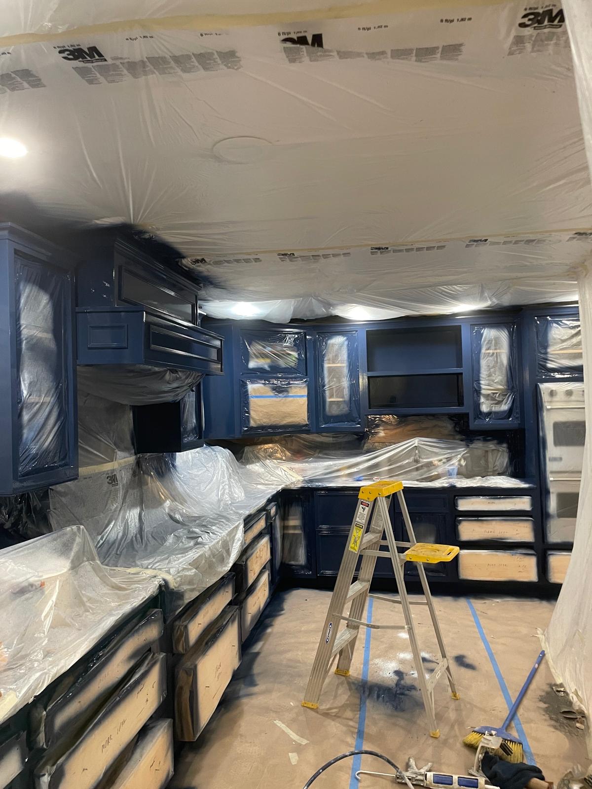 Cabinets: Black to Navy, photo 6
