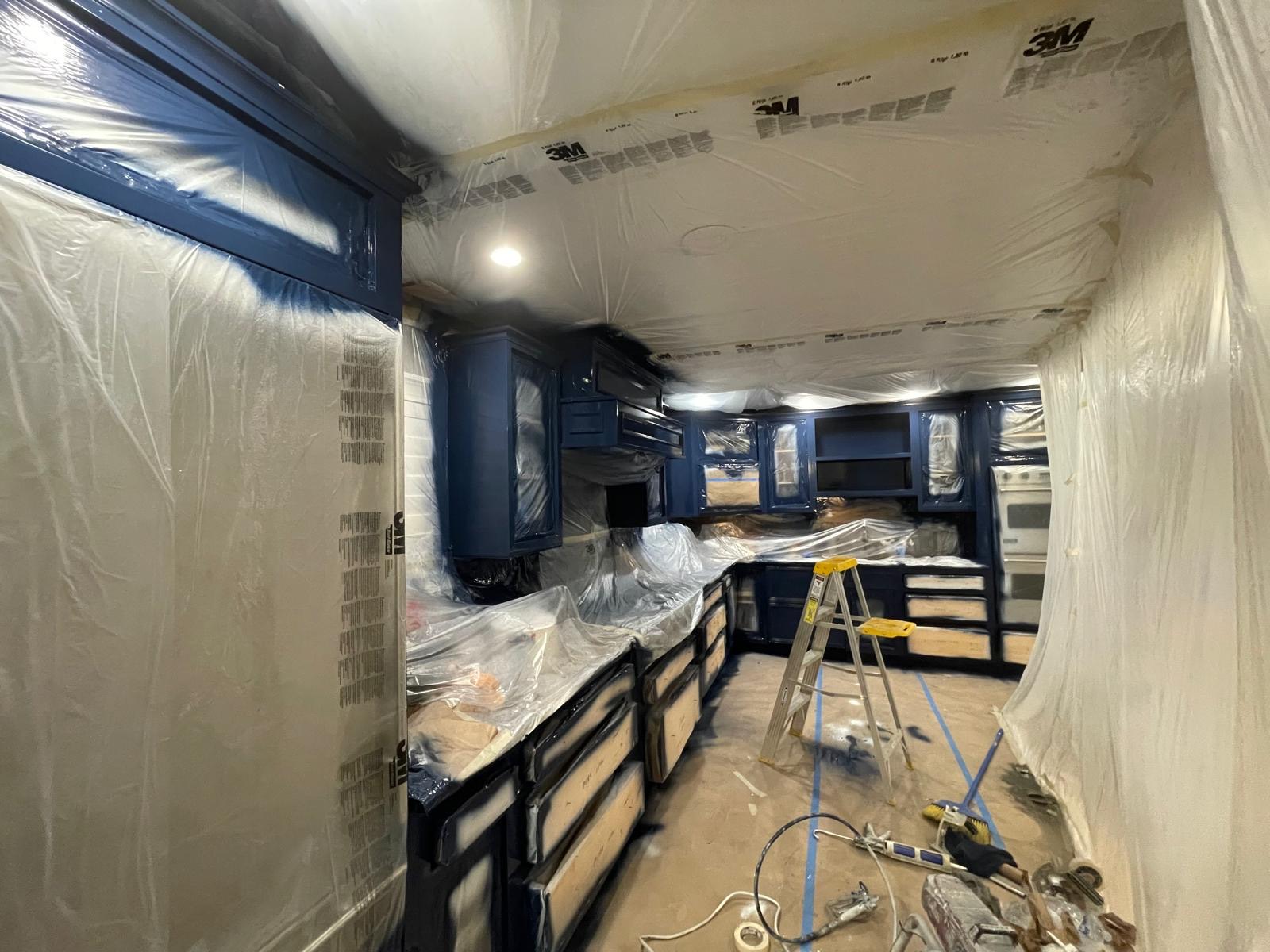 Cabinets: Black to Navy, photo 5