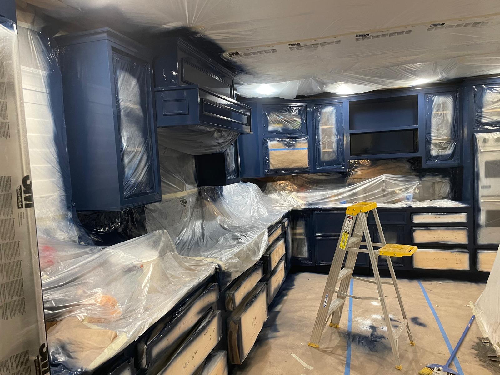 Cabinets: Black to Navy, photo 4