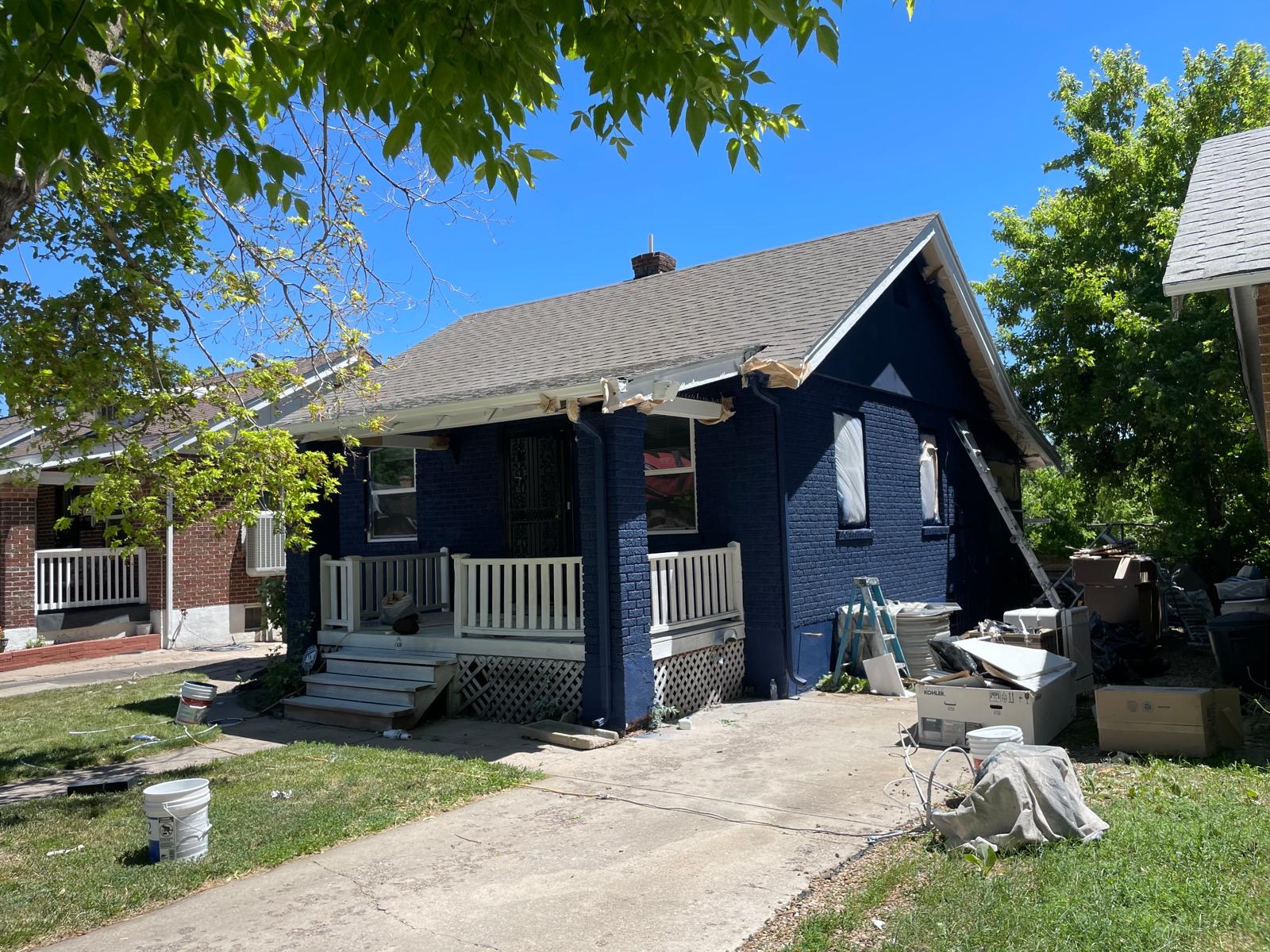 Brick Home Exterior Painting, photo 2