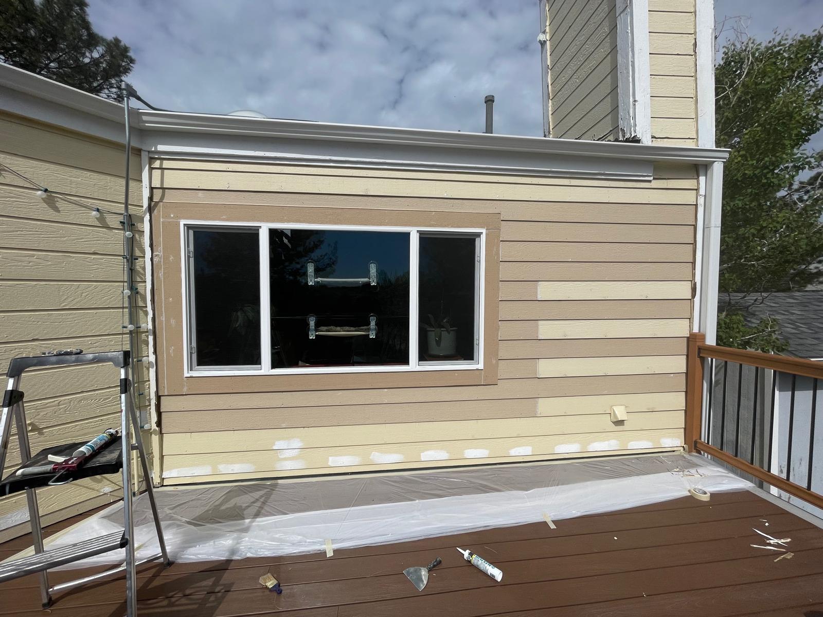 Rotted Siding Replacement, before