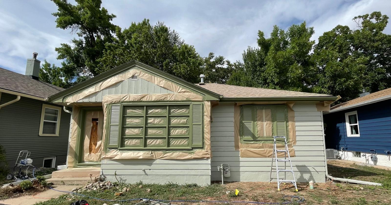Weathered Siding Repaint, Northern Colorado